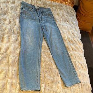 Madewell classic straight jeans